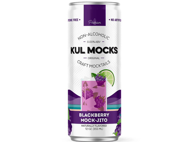 Kul Mocks Blackberry Mock-Jito Non-Alcoholic Craft Mocktails