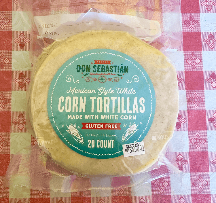 Salsa Don Sebastian Mexican Style White Corn Tortillas
