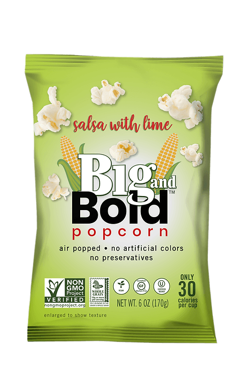 Big And Bold Popcorn Salsa With Lime