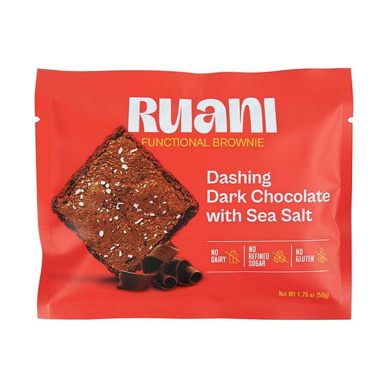Ruani Functional Brownie Dashing Dark Chocolate With Sea Salt