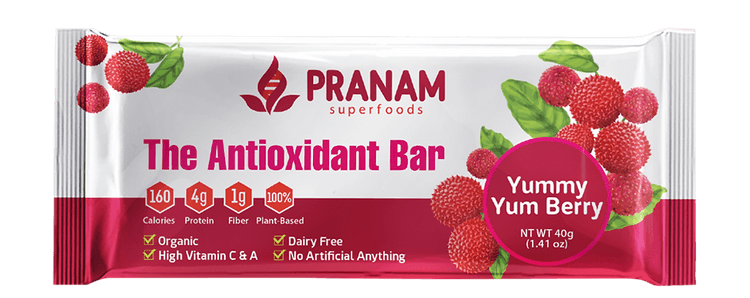 Pranam Superfoods Yummy Yum Berry Bar