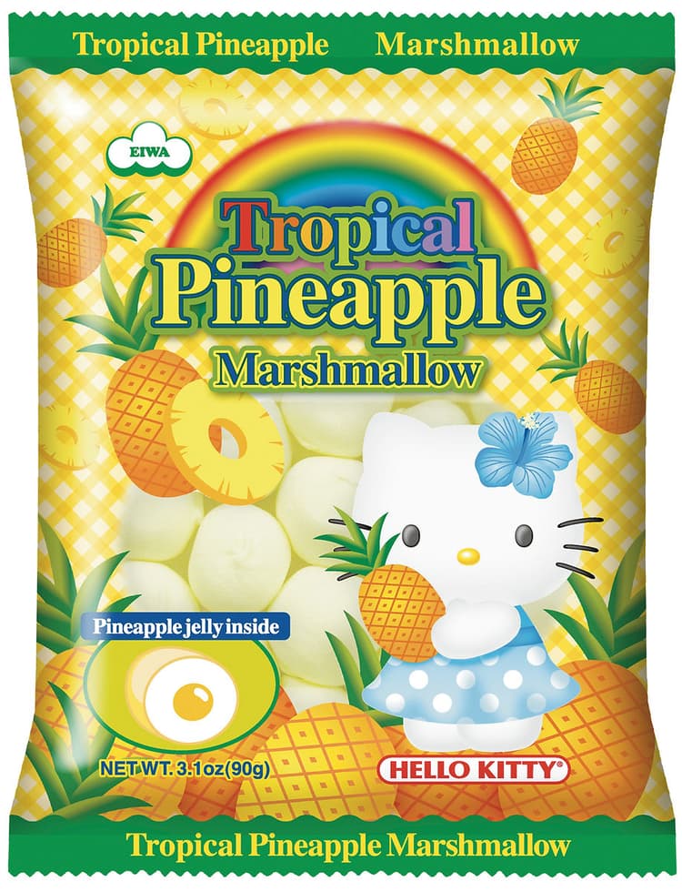 Eiwa Hello Kitty Tropical Pineapple Marshmallow