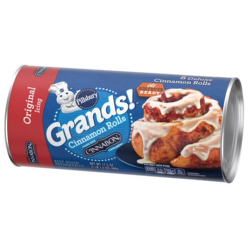 Pillsbury Grands! Cinnamon Rolls Made With Cinnabon Original Icing