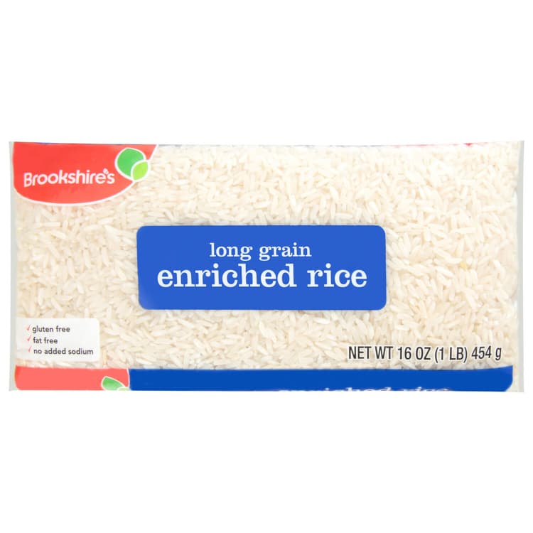 Brookshire'S Rice, Enriched, Long Grain
