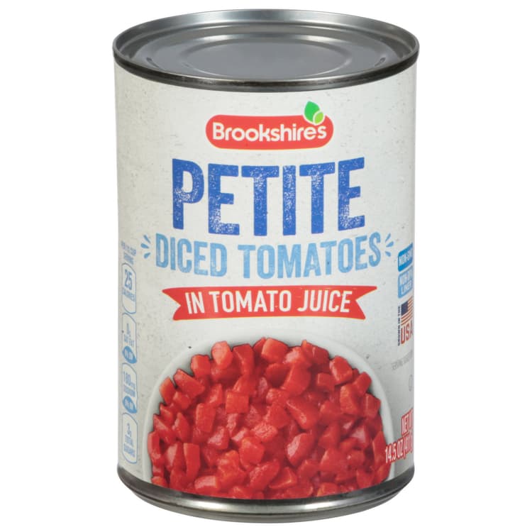 Brookshire'S Tomatoes, Diced, Petite