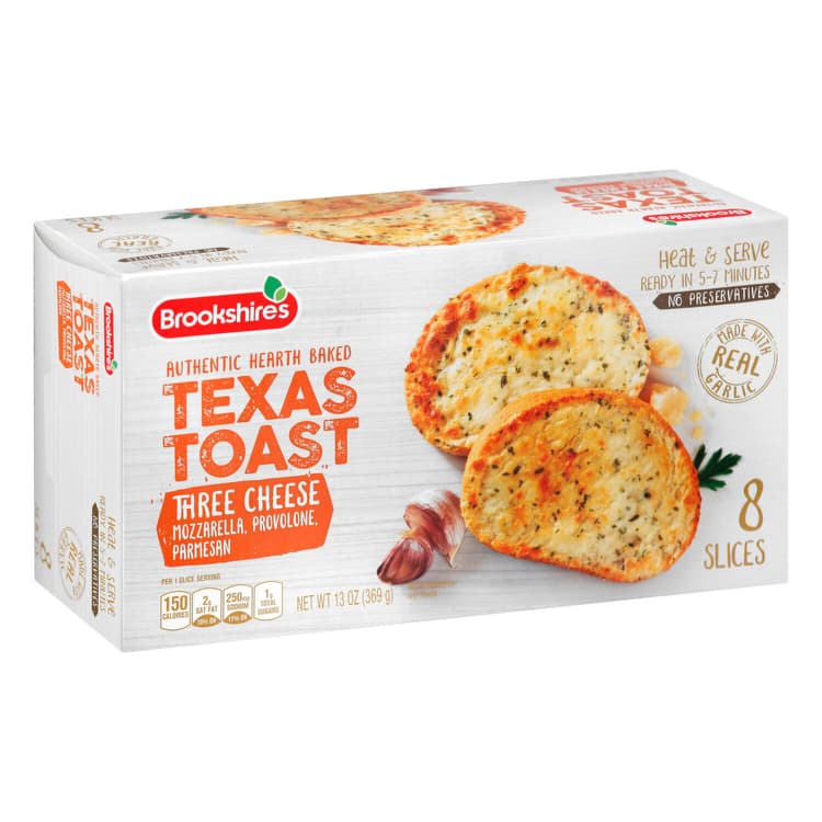 Brookshire'S Texas Toast, Authentic Hearth Baked, Three Cheese