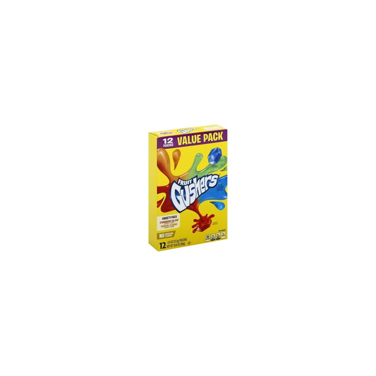 Fruit Gushers Fruit Flavored Snacks, Variety Pack, Value