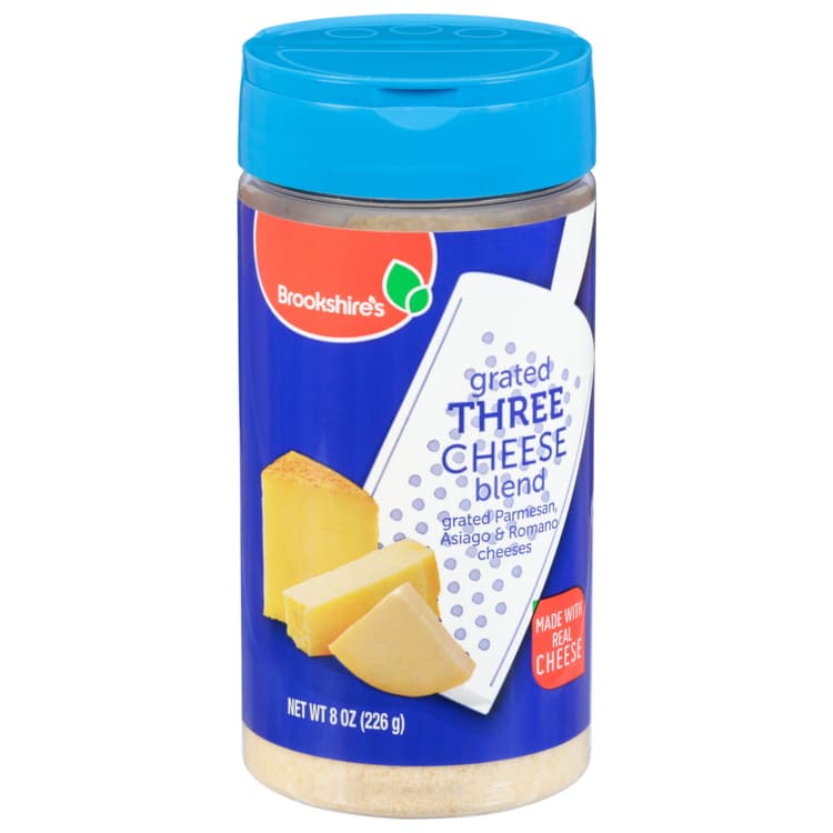 Brookshire'S Three Cheese Blend, Grated