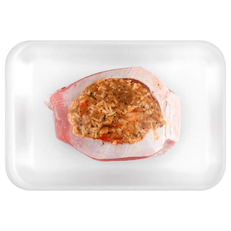 Brookshire'S Cajun Crawfish Stuffed Pork Chops