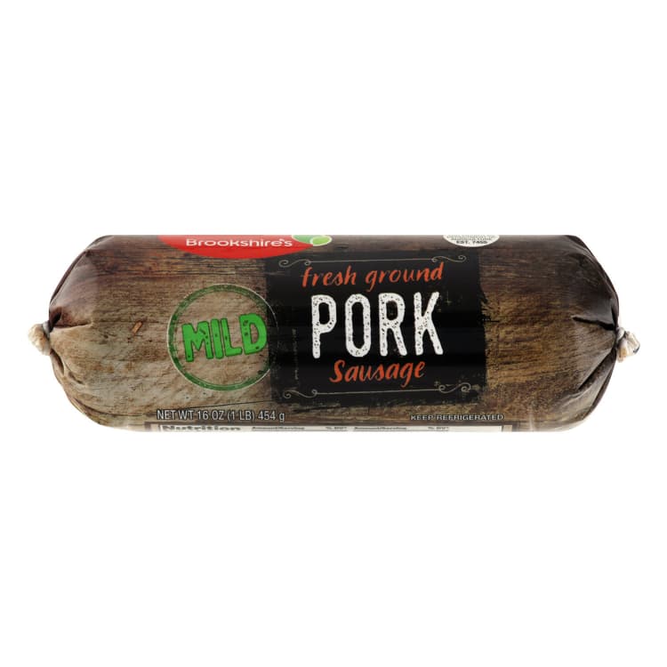 Brookshire'S Pork Sausage, Fresh Ground, Mild