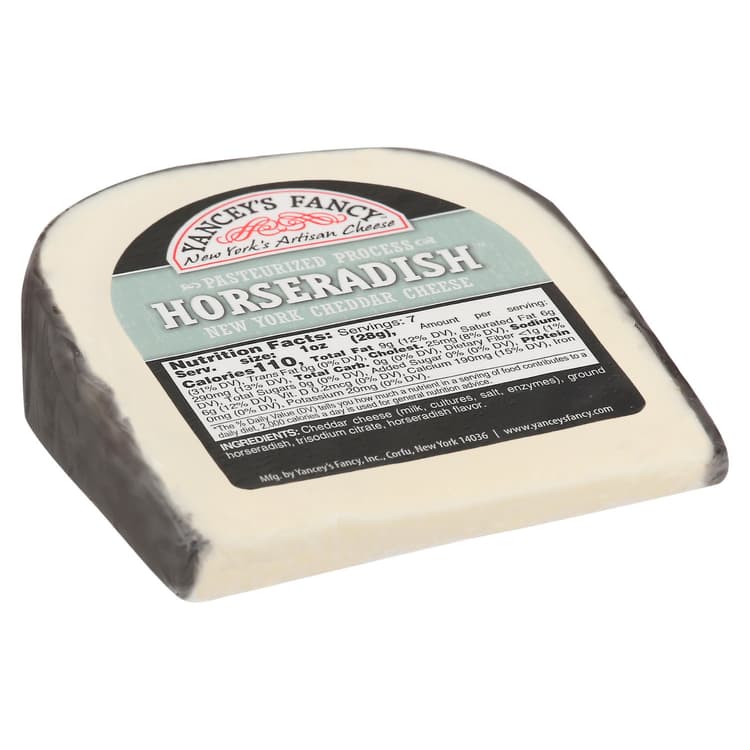 Fresh Yancey'S Fancy Horseradish Cheddar Cheese