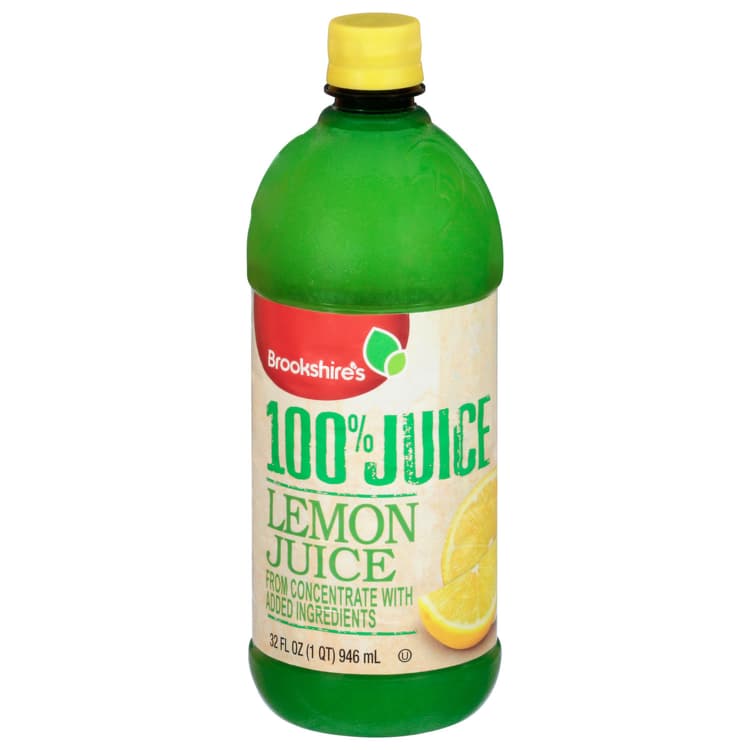Brookshire'S 100% Juice, Lemon