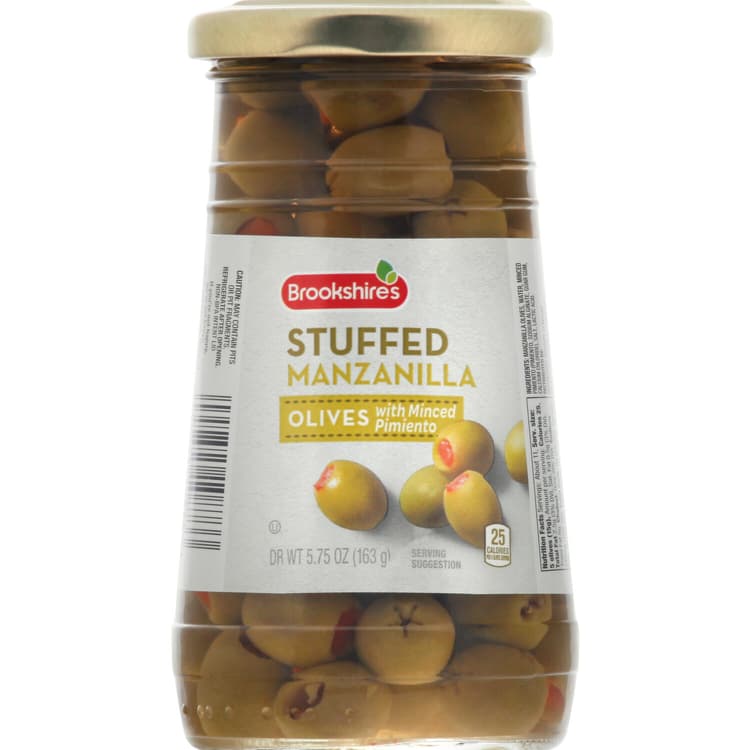 Brookshire'S Olives With Minced Pimiento, Stuffed Manzanilla