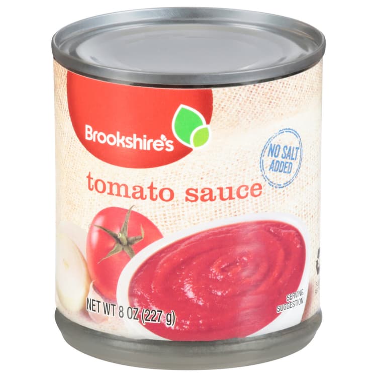 Brookshire'S Tomato Sauce, No Salt Added