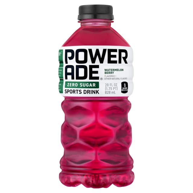 Is it Artificial Flavors Free? Powerade Zero Sugar Sports Drink Watermelon Berry