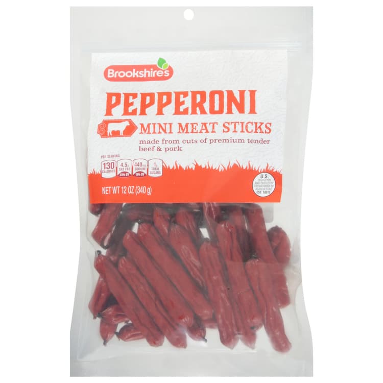 Brookshire'S Mini Meat Sticks, Pepperoni