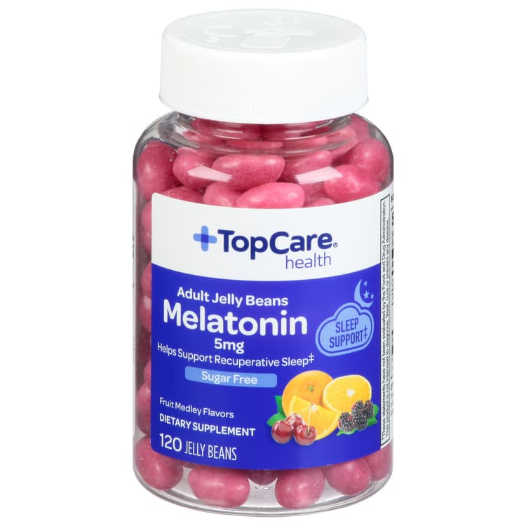Topcare Melatonin, Sugar Free, Jelly Beans
