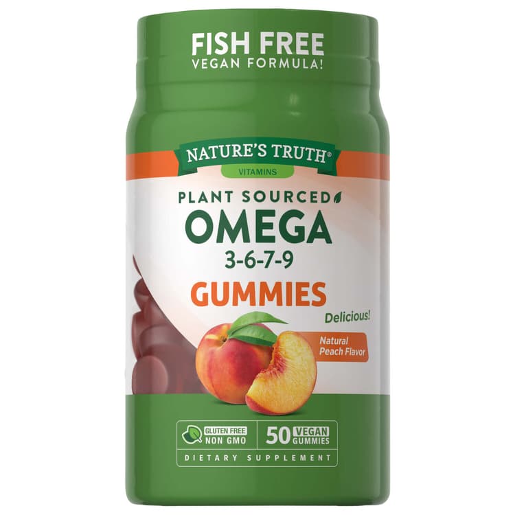 Nature'S Truth Omega 3-6-Ummies, Natural Peach Flavor