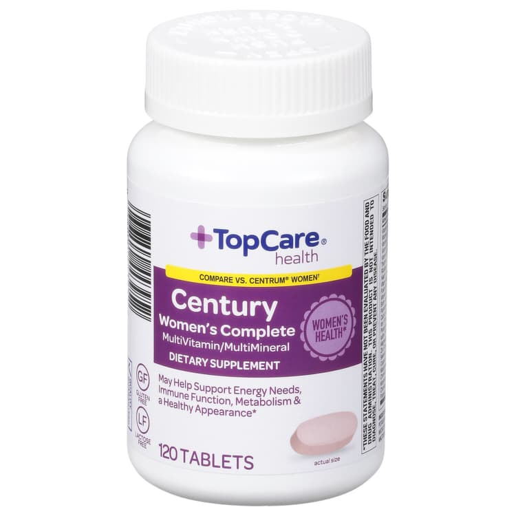 Topcare, Health - Multivitamin/Multimineral, Century, Women'S Complete
