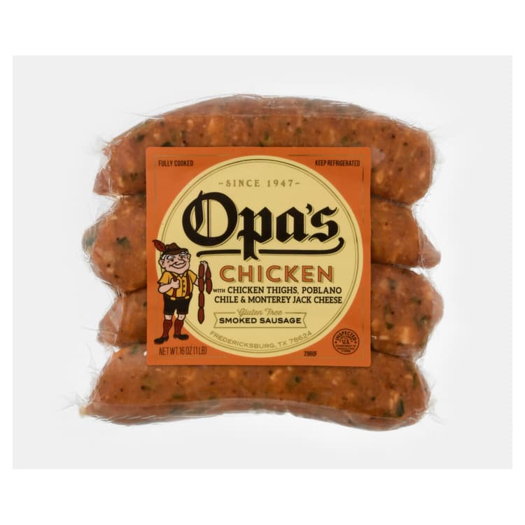 Opa'S Smoked Sausage, Chicken