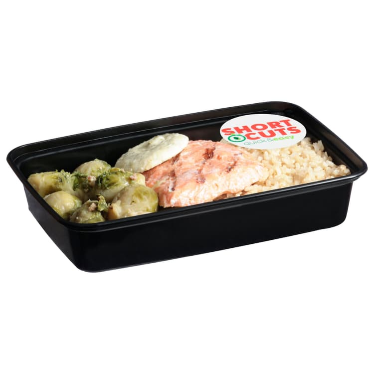 Brookshire'S Salmon Brown Rice Brussels Sprouts