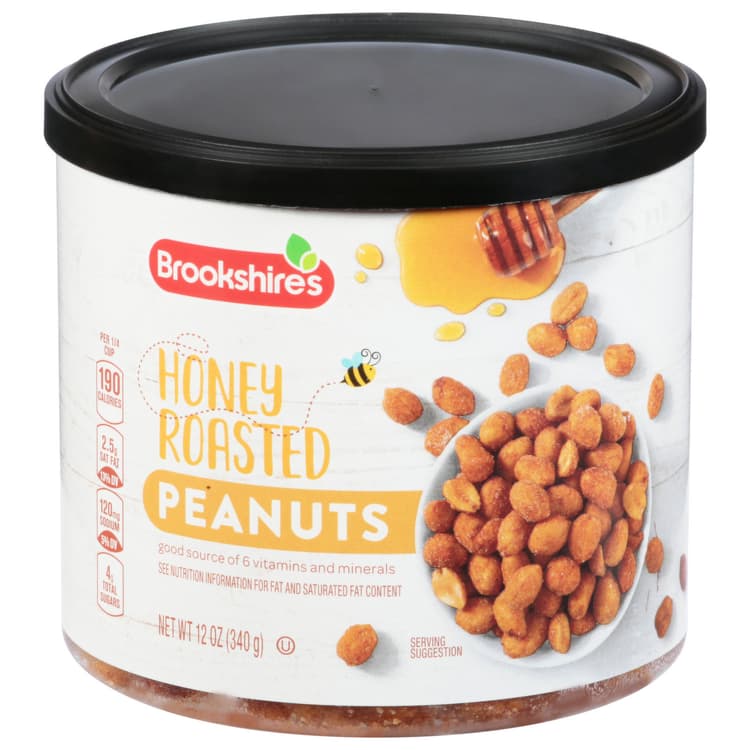 Brookshire'S Peanuts, Honey Roasted