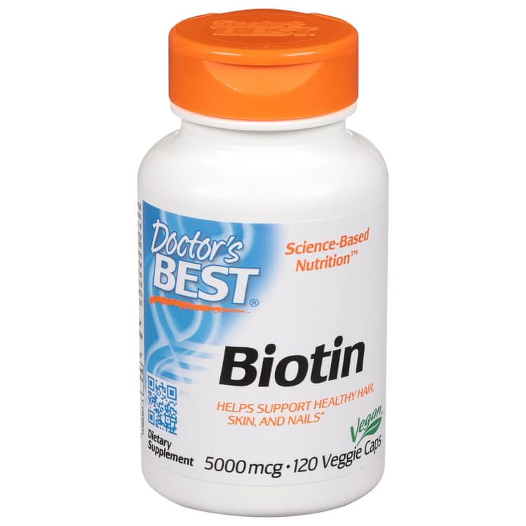 Doctor'S Best Biotin, 5000 Mcg, Veggie Capsule