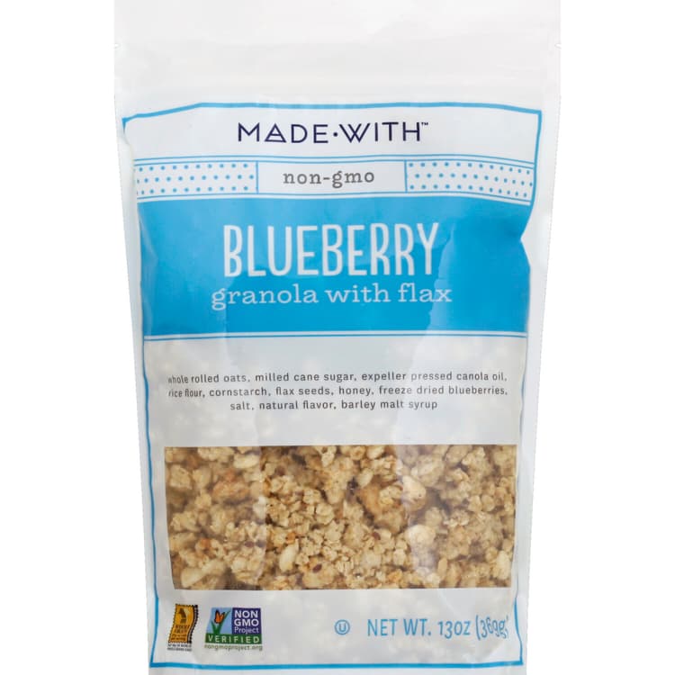 Made With Granola With Flax, Blueberry