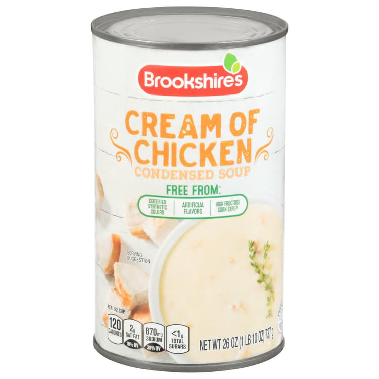 Brookshire'S Condensed Soup, Cream Of Chicken