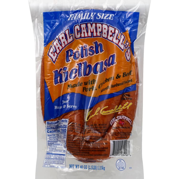 Earl Campbell Polish Kielbasa