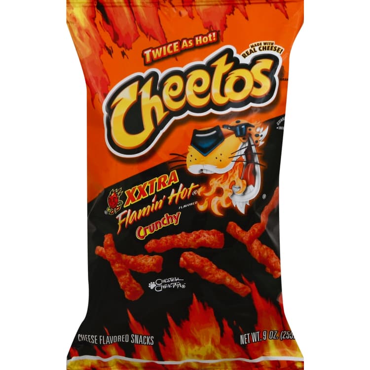 Cheetos Cheese Flavored Snacks, Crunchy, Xxtra Flamin' Hot