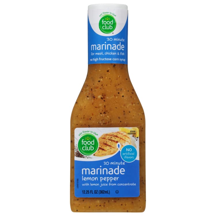 Food Club Marinade, Lemon Pepper