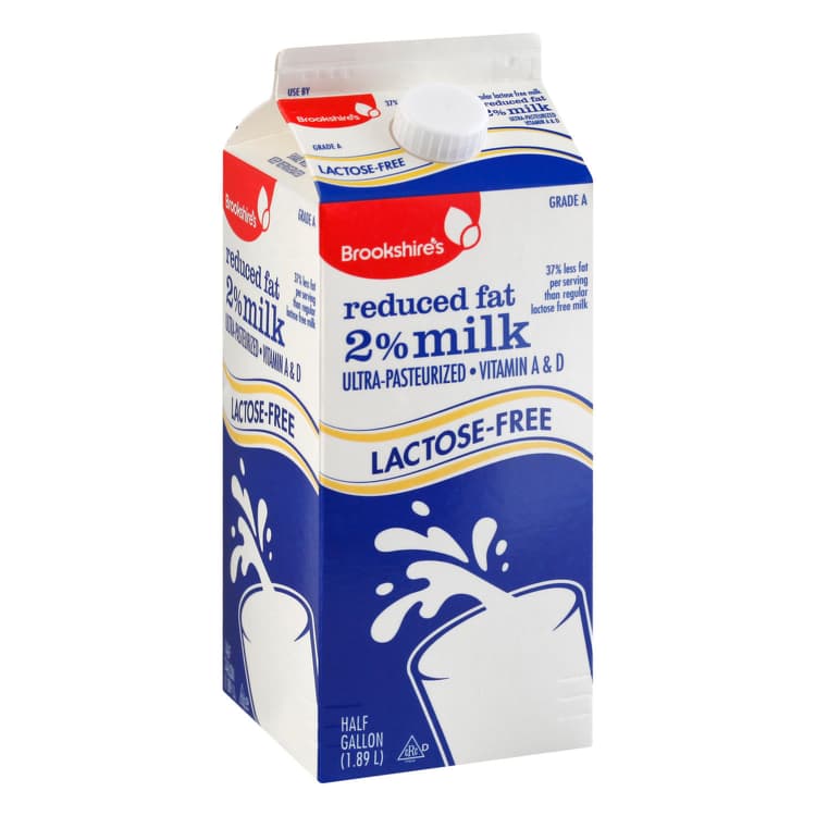Brookshire'S Milk, Reduced Fat, Lactose-Free, 2%