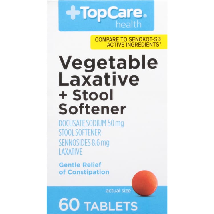 Topcare Vegetable Laxative + Stool Softener