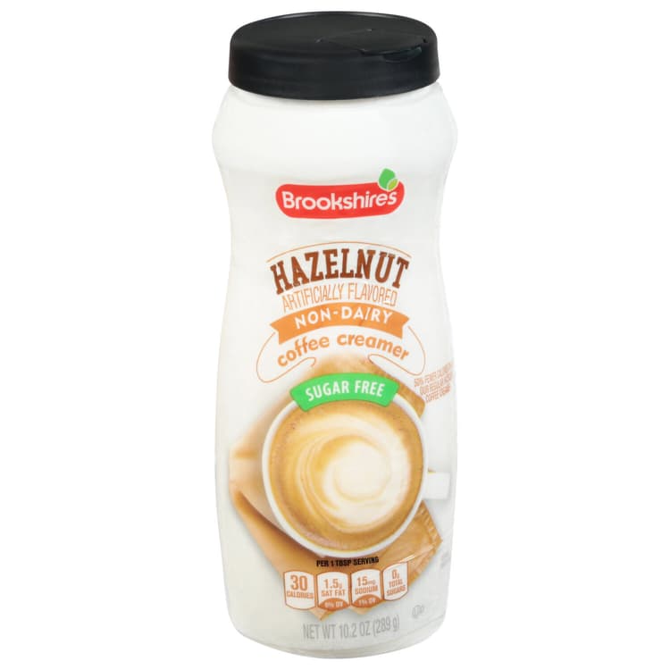 Brookshire'S Coffee Creamer, Non-Dairy, Sugar Free, Hazelnut