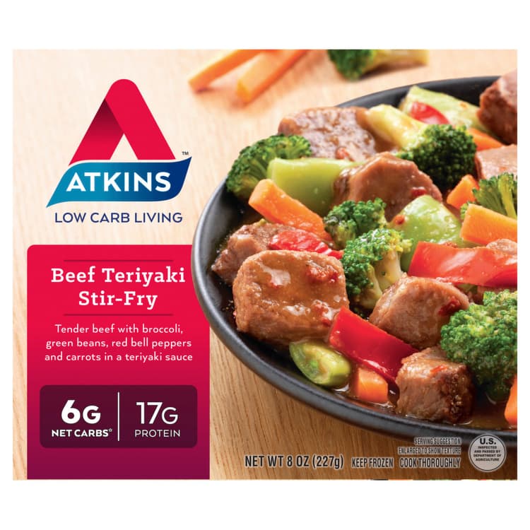 Atkins Beef Teriyaki, Stir-Fry