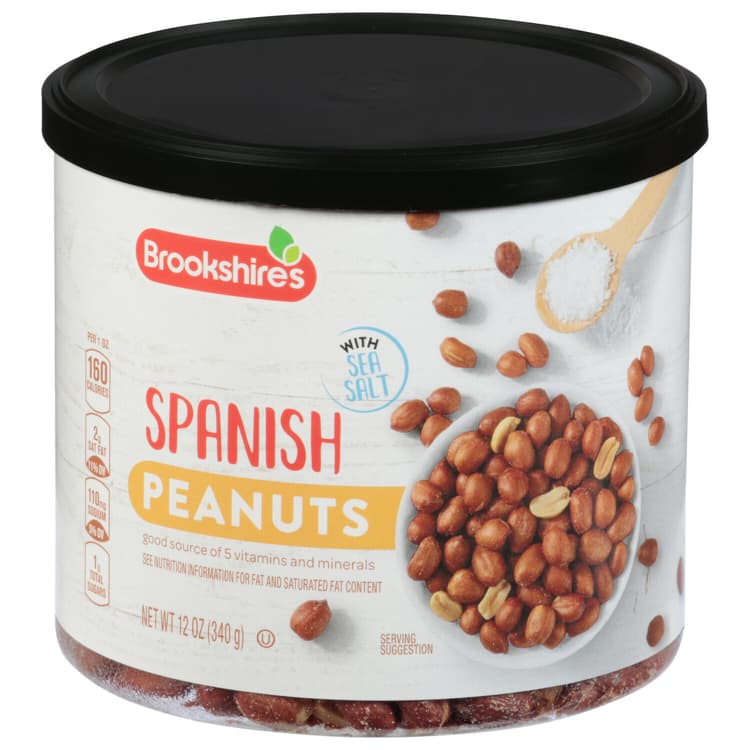 Brookshire'S Peanuts With Sea Salt, Spanish