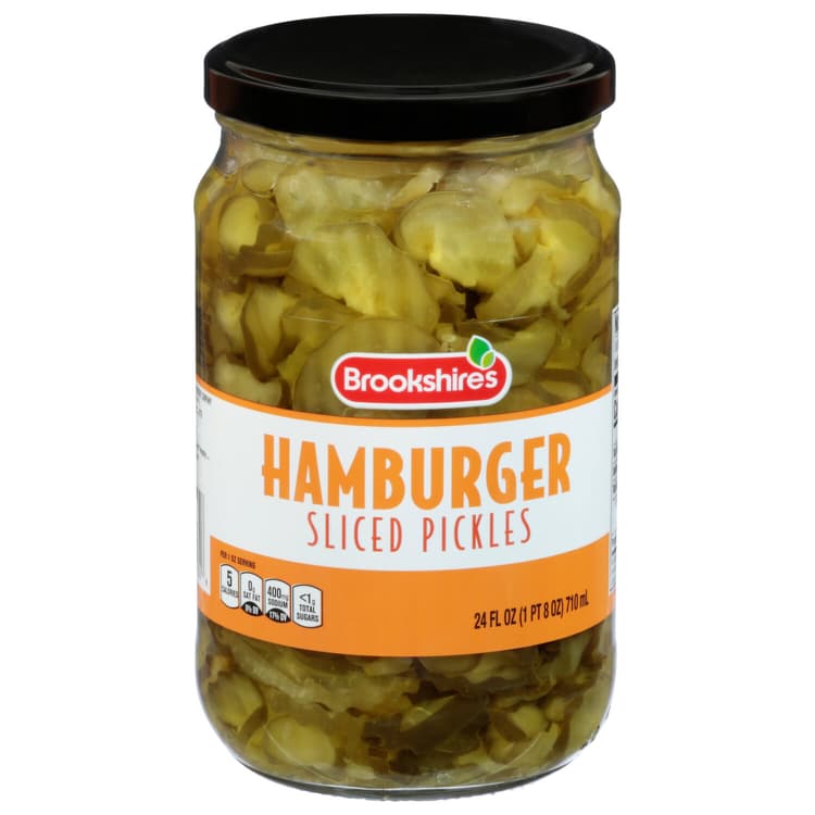 Brookshire'S Pickles, Hamburger, Sliced