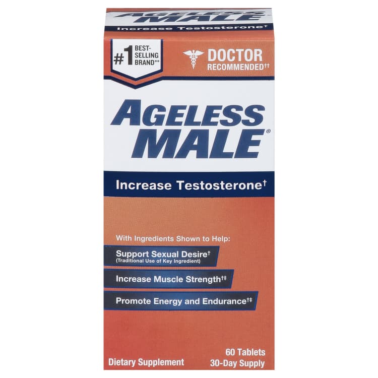 Ageless Male Increase Testosterone Dietary Supplement