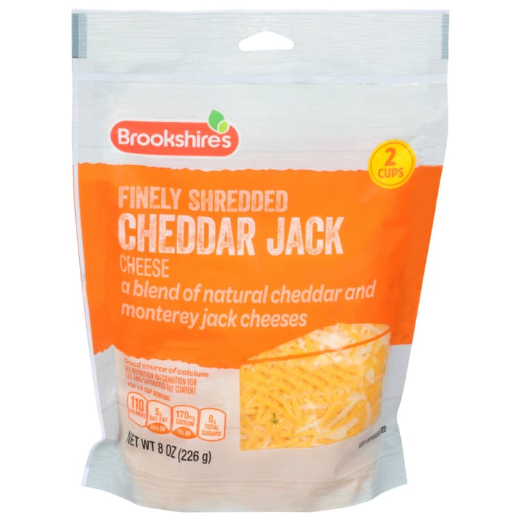 Brookshire'S Finely Shredded Cheddar Jack Cheese