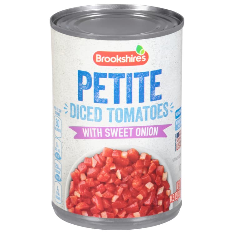 Brookshire'S Petite Diced Tomatoes, With Sweet Onion