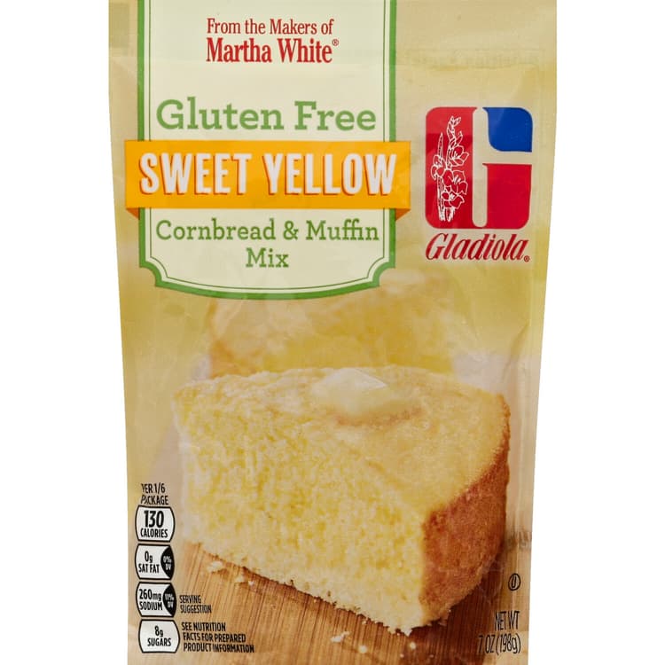 Gladiola Cornbread & Muffin Mix, Sweet Yellow