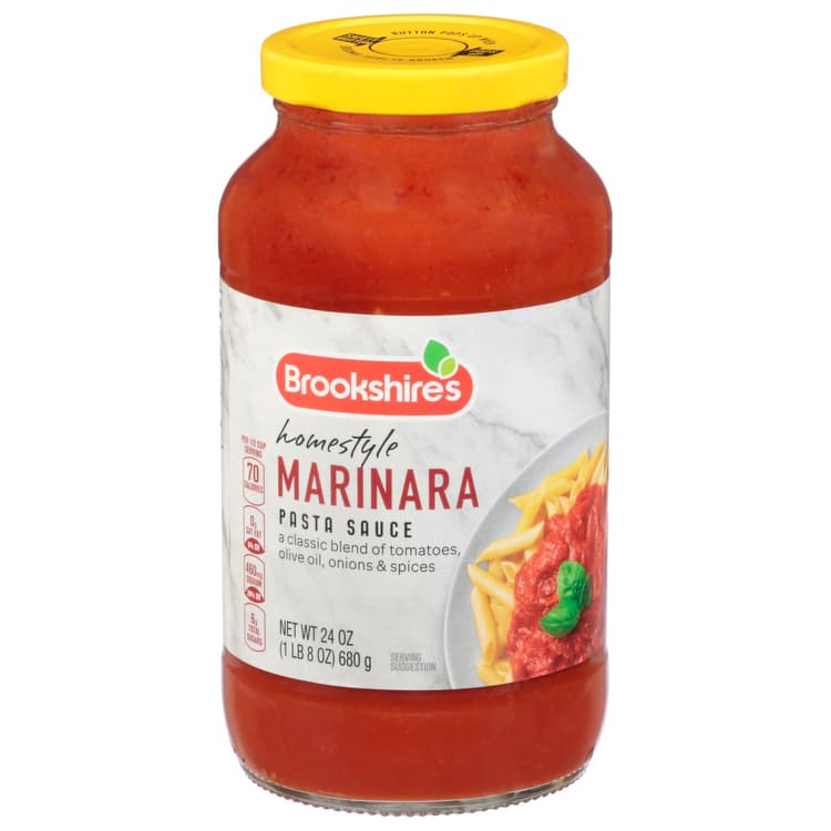 Brookshire'S Pasta Sauce, Marinara, Homestyle