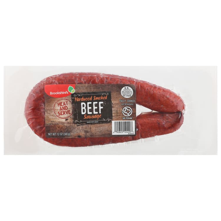 Brookshire'S Sausage, Beef, Hardwood Smoked