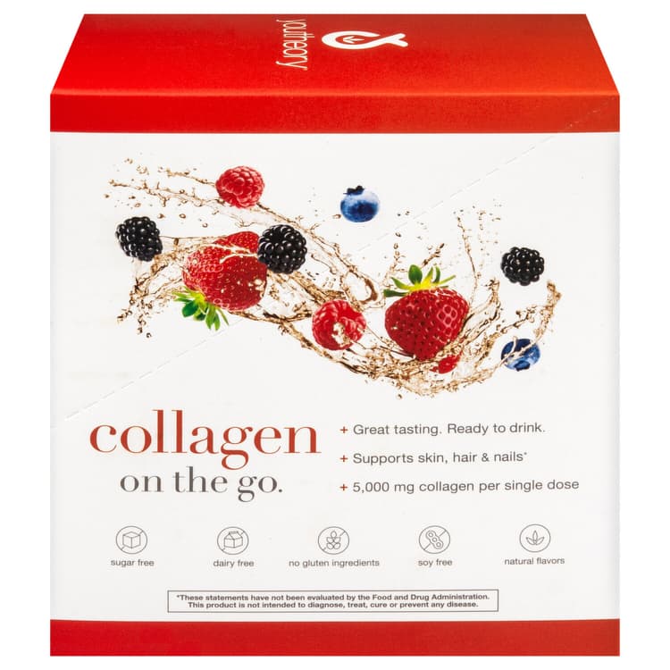 Youtheory Collagen, Liquid, Natural Berry Flavor