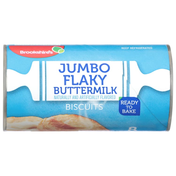 Brookshire'S Biscuits, Buttermilk, Flaky, Jumbo