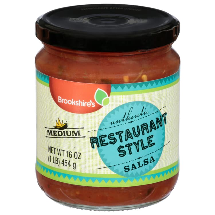 Brookshire'S Salsa, Medium, Restaurant Style, Authentic