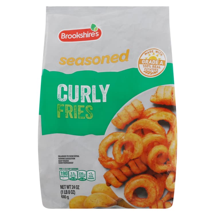 Brookshire'S Curly Fries, Seasoned