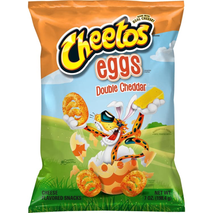 Cheetos Eggs Double Cheddar Puffs