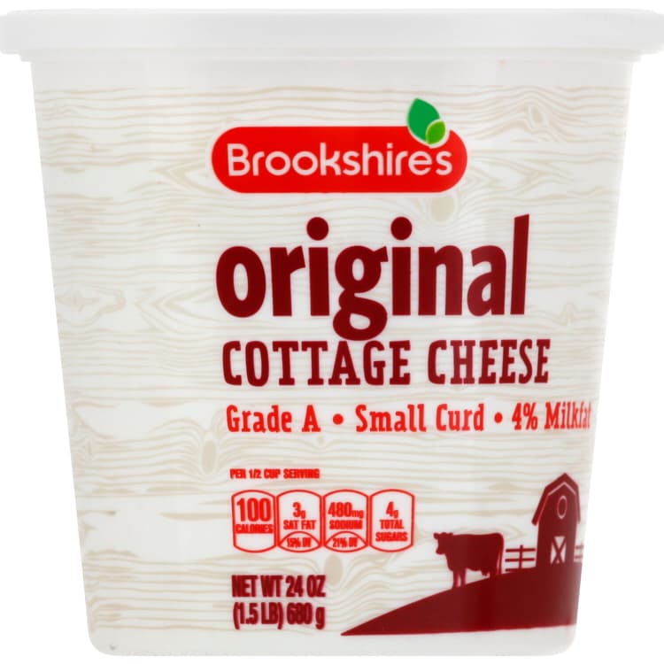 Brookshire'S Cottage Cheese, 4% Milkfat, Original